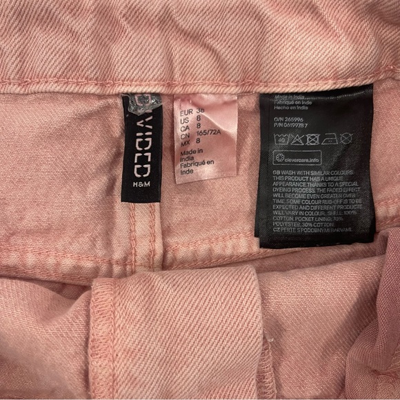 PINK DENIM SKIRT - Picture 2 of 2